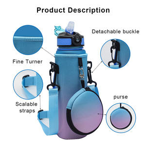 <b>Hot</b> <b>Water</b> <b>Bottle</b> Holder Adjustable Warmer / Cooler <b>Water</b> <b>Bottle</b> Sling Bag Cartoon Adjustable <b>Strap</b> for Walking and Hiking - Product Image 2