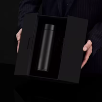 Logo personnalisé 15oz titane pur flacon isolé sous vide gobelets empreinte digitale serrure d'empreintes digitales bouteille d'eau pour cadeau