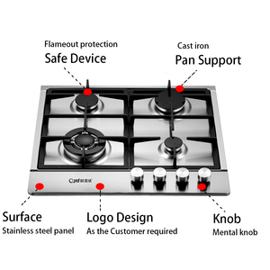 Réchaud combiné d'usine mode design attrayant cuisinière cuisinière cuisine cuisson 4 brûleurs cuisine cuisinière à gaz électrique cuisinière à gaz plaques <span class=keywords><strong>de</strong></span> cuisson - Product Image 5