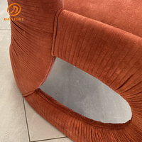Fauteuils d'appoint meubles fauteuil d'appoint en velours de luxe moderne chaises de salon