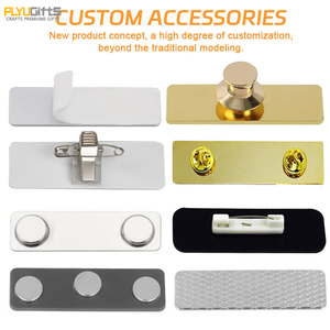 Placas de identificación médicas de lujo de acero inoxidable con logotipo personalizado, insignia de nombre magnética en corazón, pulmones, neurología para médicos y enfermeras - Product Image 6