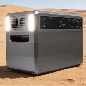 Station d'alimentation portable à charge solaire, grande capacité, supporte 2000W - Product Image 1