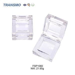 Estuche compacto cuadrado de cristal para perfume, lápiz labial, crema para ojos - Estuche vacío para polvos compactos con embalaje para colorete - Product Image 6