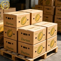 Cajas de Cartón Corrugado Apilables de Alta Resistencia para Empaque de Frutas y Verduras Frescas, Ecológicas y Personalizables