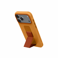 Coque de téléphone en TPU et PC avec support en cuir, chargement magnétique sans fil, antichoc pour iPhone 14-17, fabricant OEM ODM Chine
