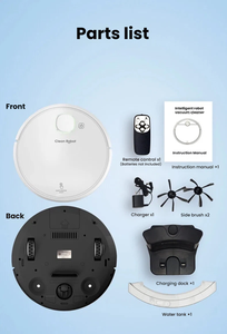 روبوت تنظيف ذكي مضاد للسقوط وكشف الاصطدام، يمسح وينظف شعر الحيوانات الأليفة والأرضيات الصلبة، مع خاصية العودة التلقائية للشحن - Product Image 6