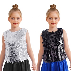 Débardeurs pour filles de 2 à 16 ans, pour spectacles sur scène, compétitions, hip-hop, jazz moderne, danse lyrique, costumes d'entraînement - Product Image 1