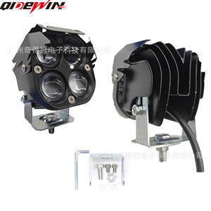 Rgb Four Leaf Clover Motorcycle Spotlight Led Work <b>Light</b> <b>12v</b> Dc <b>Switch</b> Control For Off Road Vehicle Lighting - Product Image 3