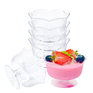 Gobelet en plastique à dentelle créative Tasses en plastique pour table à dessert Gobelet jetable rond à double peau Tasse à lait en <span class=keywords><strong>mousse</strong></span> Tasses en plastique - Product Image 2