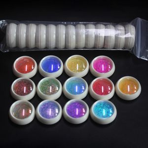 Ensemble de poudre scintillante Aurora Chameleon, paillettes multicolores irisées pour l'art des ongles, la résine époxy, le savon, la bougie, les travaux manuels DIY, pigment - Product Image 2