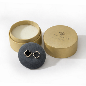 High End Earring <b>Box</b> Luxury Custom Rigid Lid And Base <b>Jewelry</b> Gift <b>Box</b> Suede Insert Spot UV Custom Logo OEM Service Available - Product Image 1