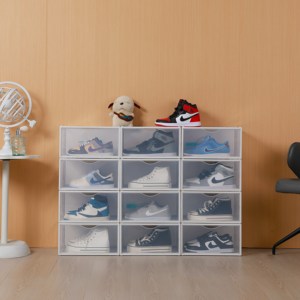 Modular rõ ràng Tủ giày lưu trữ có thể tháo rời <span class=keywords><strong>acrylic</strong></span> nhựa trong suốt lưu trữ cho nhiều phòng sử dụng - Product Image 4