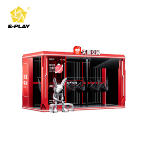 Console de jeu de réalité virtuelle 9D pour usage intérieur, capacité de 500 kg, 5 à 10 <span class=keywords><strong>passagers</strong></span>, parc d'aventure en fibre de verre et métal, centre commercial - Product Image 1