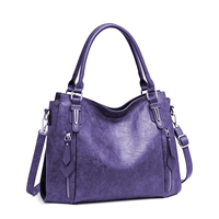 Sacs fourre-tout en cuir ciré vintage personnalisables pour femmes, sacs à bandoulière rétro pour tous les jours avec plusieurs poches pour le travail et les voyages