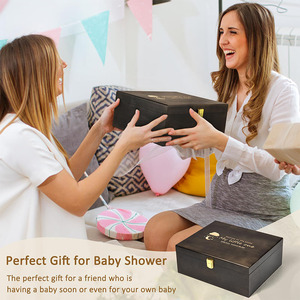 Wooden <strong>Baby</strong> Reveal Announcements Surprise Ideas Test Holder DIY <strong>Baby</strong> Keepsake <strong>Memory</strong> Gift <strong>Box</strong> - Product Image 5