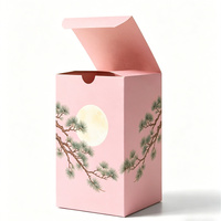 Boîte en papier écologique recyclable à double rabat, fermeture à deux côtés, boîte cadeau pour la vente au détail, faible MOQ