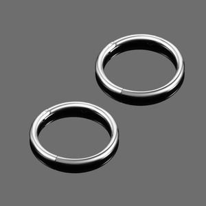 Anello a Cerchio Segmentato con Cerniera in <span class=keywords><strong>Acciaio</strong></span> <span class=keywords><strong>Chirurgico</strong></span> 316L, Clicker per Piercing al Naso, Septum, <span class=keywords><strong>Orecchini</strong></span> Helix, Gioielli per Piercing Corporeo - Product Image 5