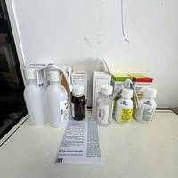 Flacon en verre de 100 ml pour médicaments contre la toux avec bouchon inviolable – Contenant vide écologique