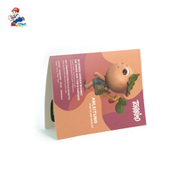 Feuille de spécifications pour papier couché avec dorure à chaud et reliure agrafée, professionnelle pour la promotion d'entreprise