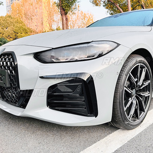 สำหรับ BMW ซีรีส์ 4 G26 M Sport 2020+ ชุดแต่งกันชนหน้า สปลิตเตอร์ข้าง วินด์ไนฟ์ สปอยเลอร์ ทูนนิ่ง แอร์เบลด อุปกรณ์ตกแต่งรถยนต์ - Product Image 4