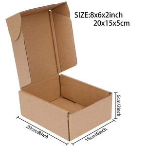 Vente en gros de boîtes postales d'expédition ondulé pliantes réutilisables avec impression de LOGO personnalisées emballage de vêtements carton express Maili - Product Image 2