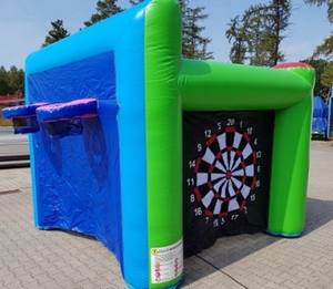 Juegos Inflables Multideportivos para Carnaval |   Juego de Lanzamiento de Anillos, Baloncesto y Tiro al Blanco para Alquiler - Product Image 6