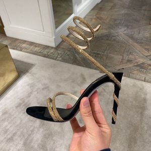 New Arrival Sandalias De Tacon Open Toe Ankle Wrap Stiletto Fashion High Heels for Women 2025 - Product Image 2