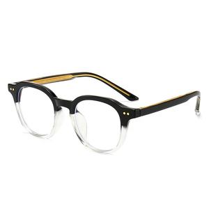 À la mode sans ordonnance TR90 cadre <span class=keywords><strong>lunettes</strong></span> rouge TR matériel confortable insérer <span class=keywords><strong>cordon</strong></span> en acier pour hommes femmes étudiant myopie cadre - Product Image 1
