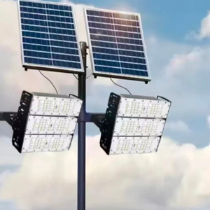Hocheffektive Modul-Solarflutlichter mit Einstellbarem Winkel MPPT-Steuerung Hybrid-Betriebene Parkplatz-Solar-Hochmastlampe - Product Image 4