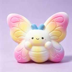 Juguete Antiestrés Extra Grande con Diseño de Mariposa y Pata de Gato, Relleno de TPR, Compresión Lenta para Aliviar el Estrés - Product Image 4
