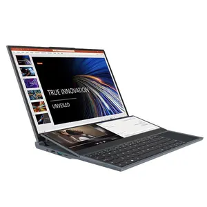 सस्ते डबल स्क्रीन कॉम्पैटोडोर लैपटॉप गेमर्स 15.6 इंच + 7 "fhd संकीर्ण बेज़ेल्स टच लैपटॉप कोर i7 व्यवसाय लैपटॉप बिक्री के लिए
