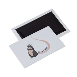 Aimant de réfrigérateur en fer blanc personnalisé avec photo et nom, 65x90mm, pour promotion de café et souvenir - Product Image 5