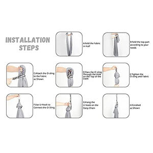 Zoshine Balanço de pátio interno Equipamento sensorial de seda aérea para treinamento de ioga Balanço terapêutico Balanço sensorial para vendas - Product Image 2