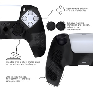 เคสซิลิโคนนุ่ม PlayVital สำหรับป้องกันคอนโทรลเลอร์ PS5 - Product Image 4