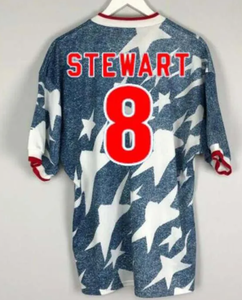 Camiseta de fútbol Retro 1994, Camiseta clásica de fútbol visitante, Wegerle Lalas Ramos Balboa, nombres de jugadores, pantalones cortos transpirables, versión de Jugador - Product Image 3