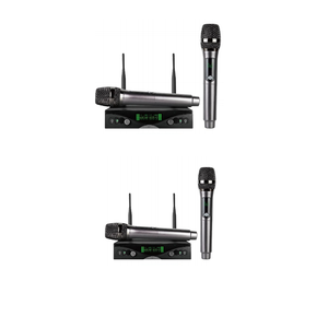 Microphone sans fil U-<span class=keywords><strong>band</strong></span>, un émetteur pour deux micros, pour karaoké domestique FM - Product Image 5