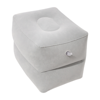 Coussinets gonflables portables, repose-pieds de repos de vol, adaptés aux voyages d'affaires, voyages et utilisation au bureau