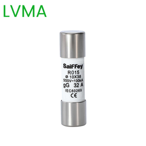 Base de <span class=keywords><strong>Fusible</strong></span> Cilíndrica de Cerámica LVMA 10*38, 32A, Portafusibles de Cobre y Plástico, DC1000V, para Sistemas de Energía Solar, Certificación CE TUV - Product Image 6