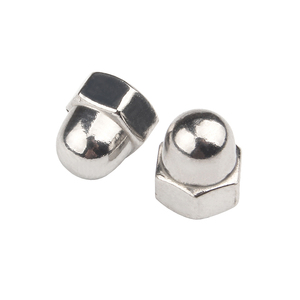 Tuercas <span class=keywords><strong>de</strong></span> bellota métricas izquierda <span class=keywords><strong>de</strong></span> acero inoxidable M6 para aplicaciones industriales - Product Image 1