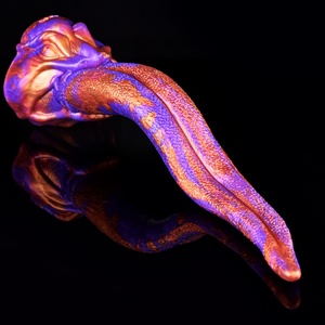 Dildo Alienígena de Fantasía con Nudo, Dildo Delgado de Silicona, Juguetes Anales Grandes para Principiantes, Strap-on para Mujeres y Hombres, Parejas - Product Image 3