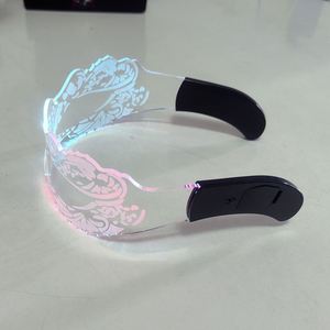 Gafas de aumento LED con colores cambiables iluminados Máscara de fiesta de disfraces de DJ Rendimiento Rave Productos promocionales EL - Product Image 2