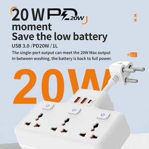 Tomada Multiplug Universal com Protetor contra Sobretensão e Cabo de Extensão com Porta USB - Product Image 6