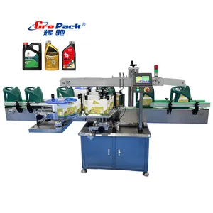 Automatic Two Sides Labeling Machine Round Square Plastic Bottle Labeller Sticker Machine