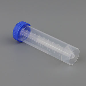 أنابيب طرد مركزي بلاستيكية طبية معقمة مخروطية الشكل بقاع مسطح سعة 15 مل و50 مل مع غطاء لولبي - Product Image 3