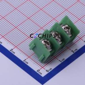 DBT10-7.62-3P-GN-P Barrier Terminal Block Through hole Component (THT),P=7.62mm Connector Two Sides 7.62mm 1x3P Straight Pin - Product Image 1