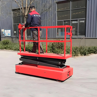 Chariot électrique de rail de tuyau d'ascenseur de ciseaux pour la récolte de serre chaude