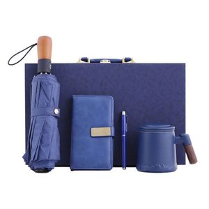 Carnet en cuir personnalisé avec logo, gobelet, souvenir d'entreprise, promotionnel pour le bureau, idées de coffrets cadeaux d'affaires en gros - Product Image 3