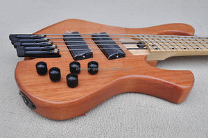 Guitare électrique sans tête Flyoung, <span class=keywords><strong>5</strong></span> <span class=keywords><strong>cordes</strong></span>, basses électriques, instrument à <span class=keywords><strong>cordes</strong></span>, corps en acajou - Product Image 3