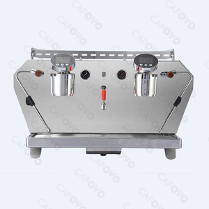 เครื่องชงกาแฟเอสเพรสโซแบบกึ่งอัตโนมัติ รุ่นใหม่ พร้อมหม้อต้มคู่แบบเชิงพาณิชย์ ปั๊มใหม่ สำหรับร้านกาแฟและคาเฟ่ - Product Image 2