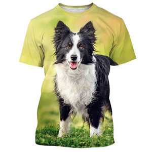 <span class=keywords><strong>T</strong></span>-shirt pour homme avec impression 3D d'un <span class=keywords><strong>Border</strong></span> <span class=keywords><strong>Collie</strong></span>, vêtement tendance, animal mignon, col rond, séchage rapide, décontracté, manches courtes, unisexe - Product Image 1